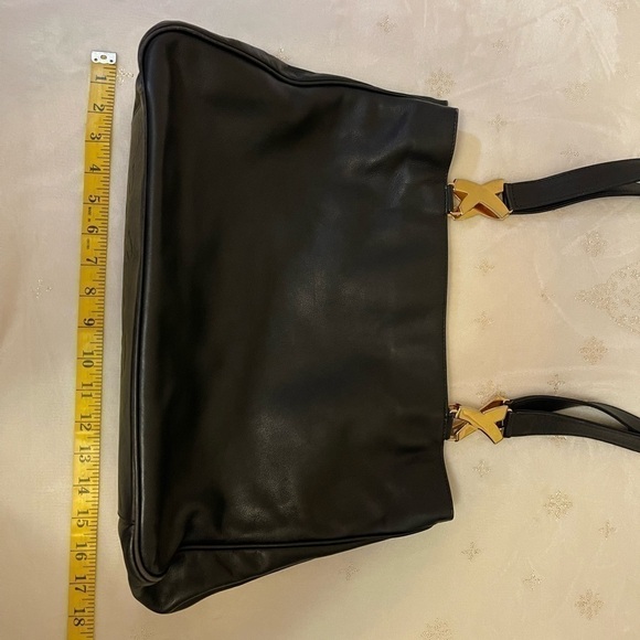 PALOMA PICASSO black soft leather shoulder bag - Picture 13 of 17